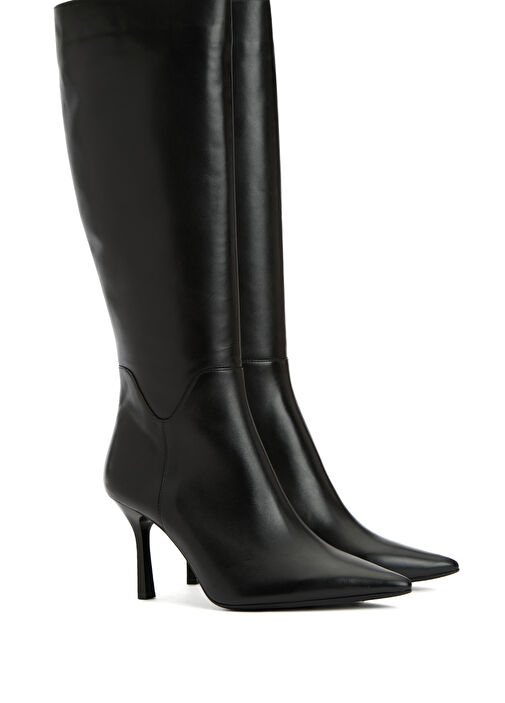 Siyah Kadın Deri Çizme - Görsel 3