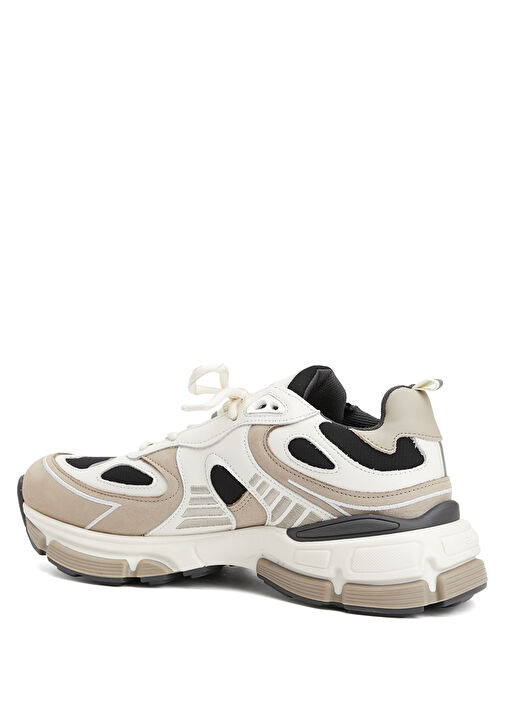 Sphere Runner Bej Siyah Kadın Deri Sneaker - Görsel 4
