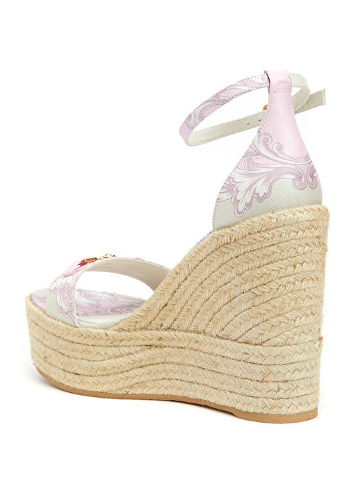Pembe Kadın İpek Sandalet - Görsel 4