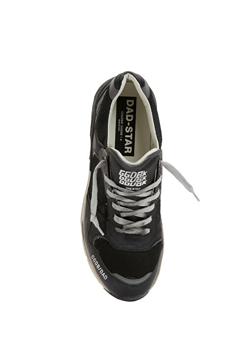 Dad Siyah Erkek Deri Sneaker - Görsel 5