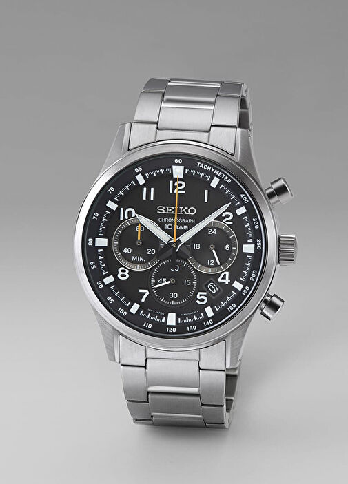 Seiko Metalik Gri Erkek SEISB447P Metalik Gri Çelik Erkek Kol