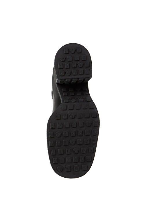 Siyah Logolu Kadın Deri Bot - Görsel 6