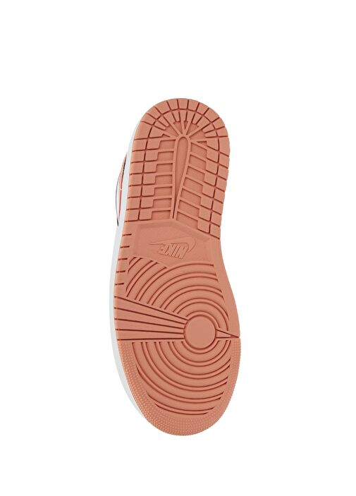 Air Jordan 1 Low Beyaz Kadın Deri Sneaker - Görsel 6