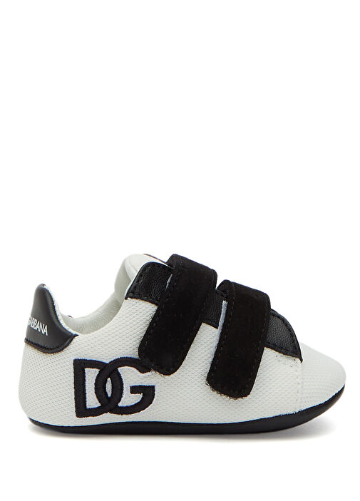 Beyaz Siyah Erkek Bebek Sneaker - Görsel 2