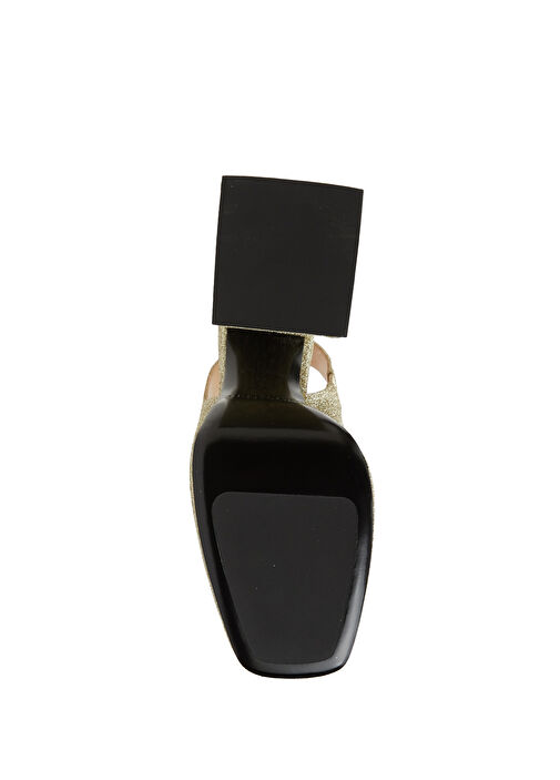 Gold Sim Dokulu Topuklu Ayakkabı - Görsel 6