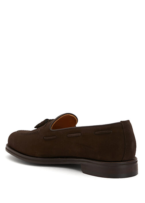 Koyu Kahverengi Erkek Deri Loafer - Görsel 4