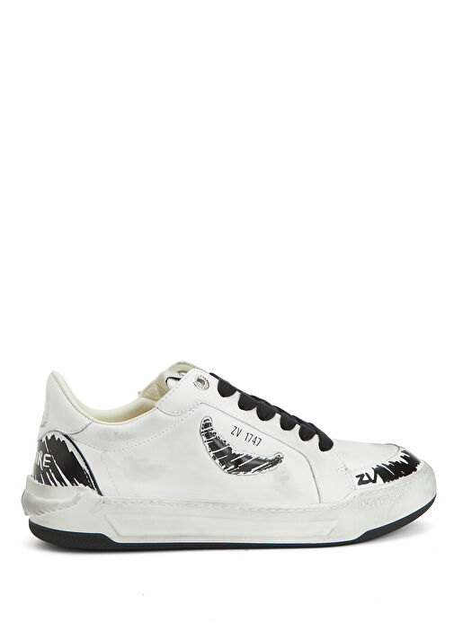 Fly Wings Beyaz Kadın Deri Sneaker - Görsel 2