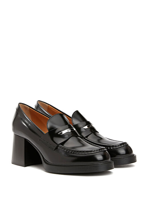 Tod's Siyah Tod's Deri Kadın Loafer