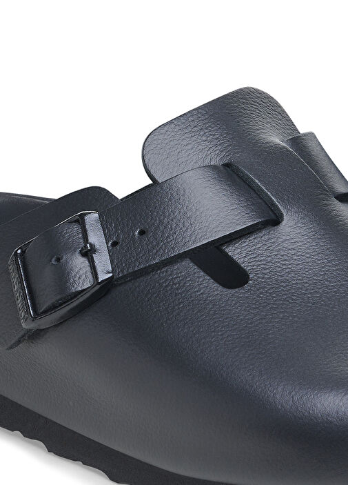 Boston EXQ Siyah Kadın Deri Terlik - Görsel 8