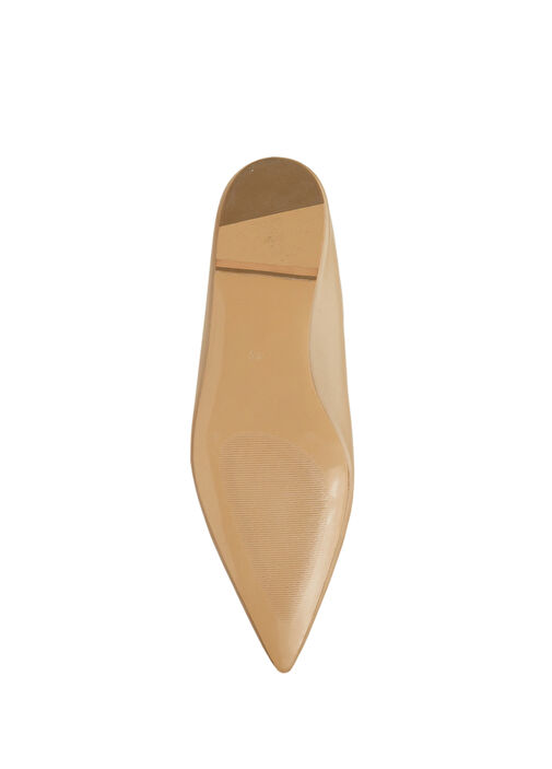 Bej Kadın Deri Terlik - Görsel 6