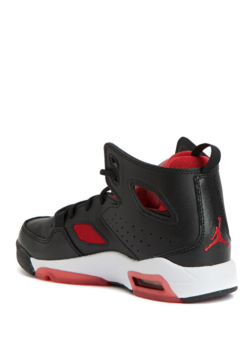 Jordan Fltclb '91 Siyah Gri Çocuk Deri Sneaker - Görsel 4