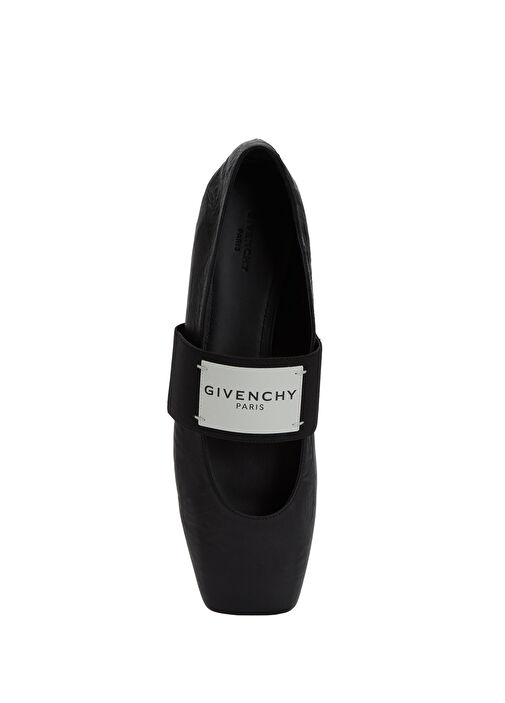 Givenchy Givenchy Siyah Logo Bantlı Kadın Deri Loafer | Beymen Siyah - 5. görsel