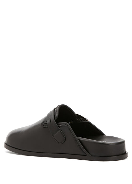 Siyah Logo Tokalı Deri Sabo - Görsel 4