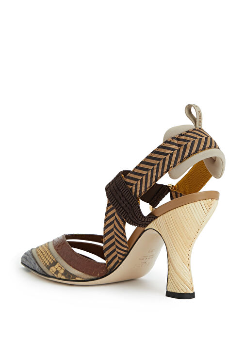 Colibrì Çok Renkli Deri Topuklu Ayakkabı - Görsel 4