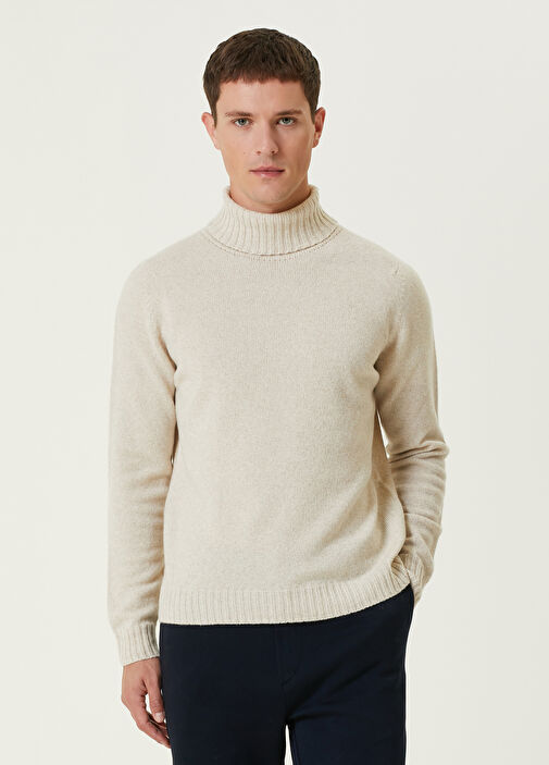 Beige John Smedley Beige Men Faisal Beige Turtleneck Cashmere Sweater 1581204 Beymen