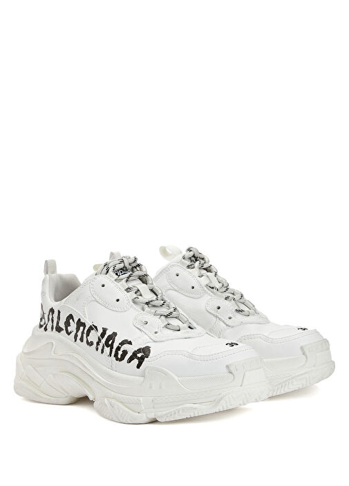 Beyaz Kadın Sneaker - Görsel 3