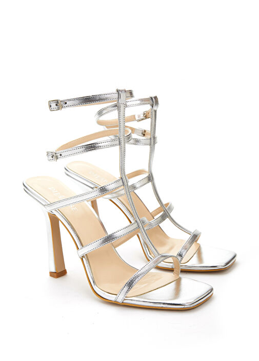 Silver Bantlı Kadın Sandalet - Görsel 3