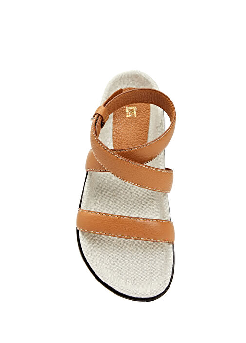 Taba Kadın Deri Sandalet - Görsel 5