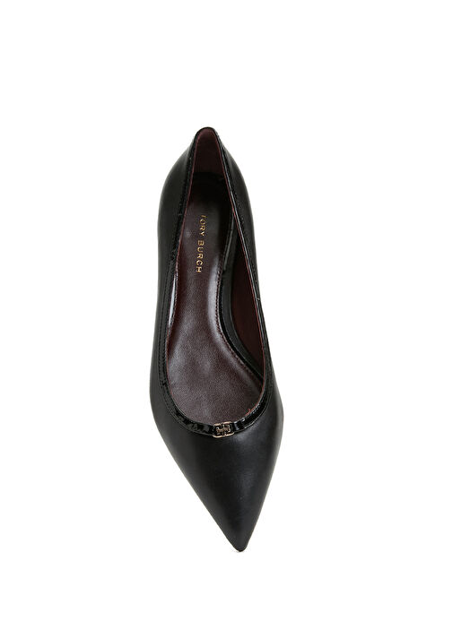 Siyah Kadın Deri Babet - Görsel 5