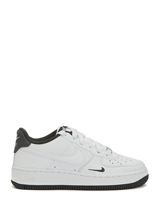 Air Force 1 LV8 Beyaz Çocuk Deri Sneaker - Görsel 8