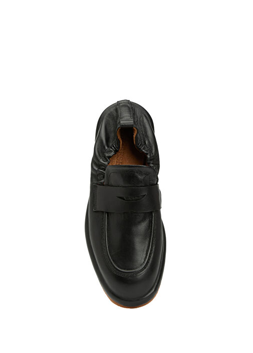 Siyah Erkek Deri Loafer - Görsel 5