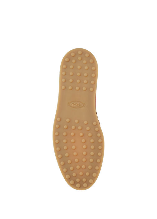 Taba Logo Detaylı Kadın Süet Loafer - Görsel 6