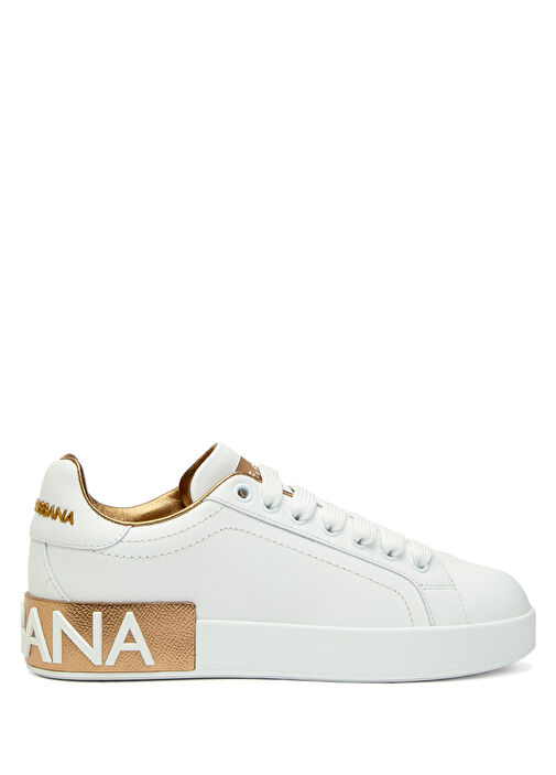 Portofino Beyaz Kadın Deri Sneaker - Görsel 2