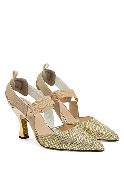 Colibri Gold Topuklu Ayakkabı - Görsel 3
