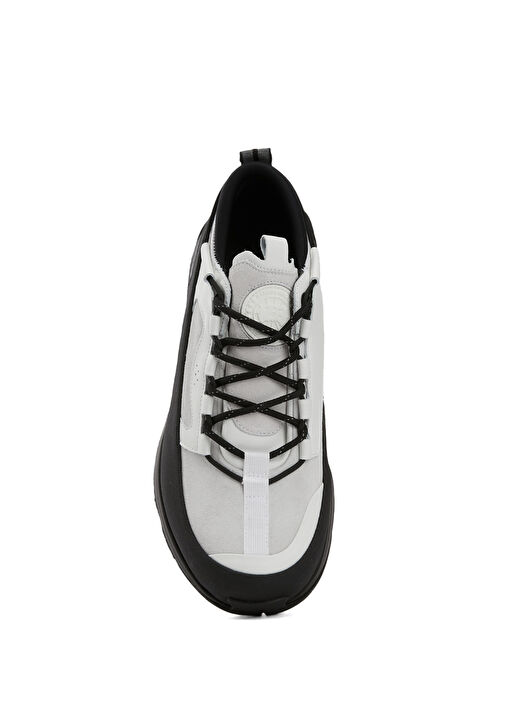 Glacier Siyah Beyaz Kadın Deri Sneaker - Görsel 5