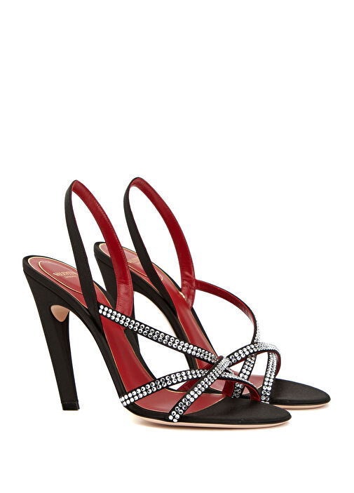 Siyah Silver Kadın Sandalet - Görsel 3