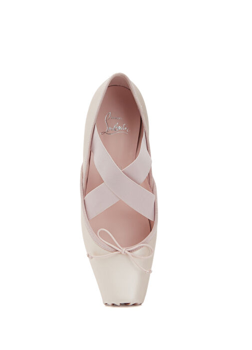 Cassiasticina Açık Pembe İpek Babet - Görsel 5