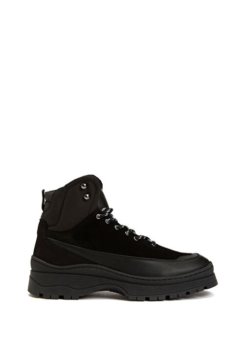 Siyah Erkek Deri Bot - Görsel 2