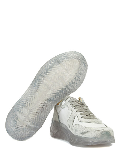 Running Sole Silver Kadın Deri Sneaker - Görsel 7