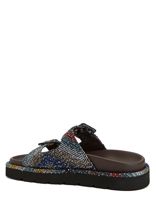 Çok Renkli Payetli Kadın Terlik - Görsel 4