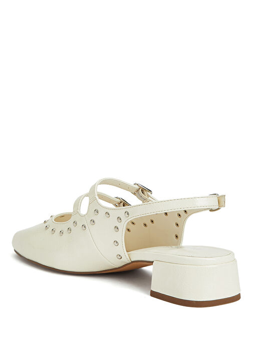 Kırık Beyaz Taşlı Babet - Görsel 4