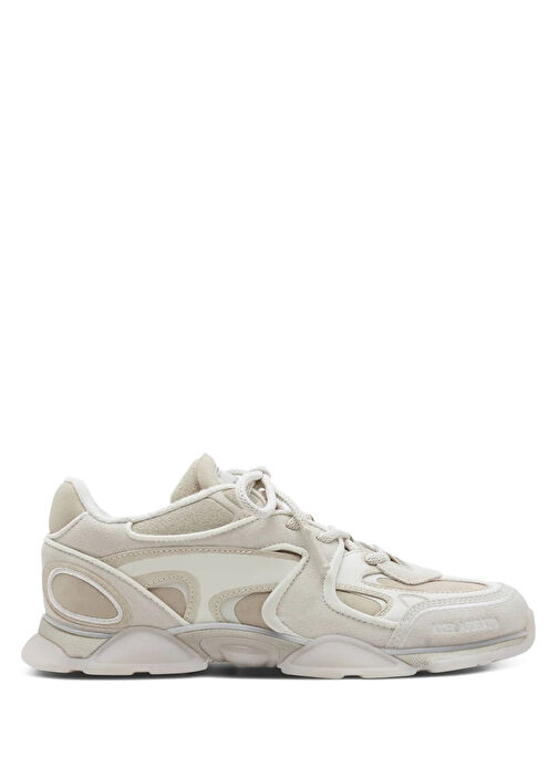 Eris Bej Beyaz Kadın Deri Sneaker - Görsel 2