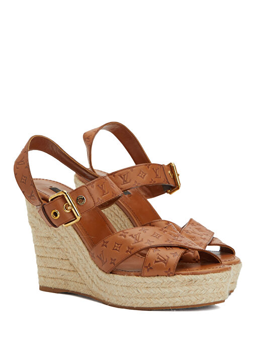 Beymen Reborn Beymen Reborn Taba Louis Vuitton Topuklu Sandalet Beymen'de! Taba - 3. görsel