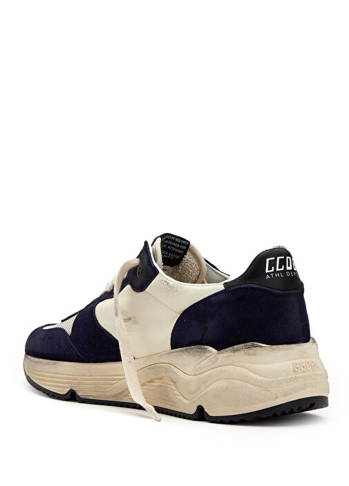 Running Sole Bej Siyah Erkek Deri Sneaker - Görsel 8