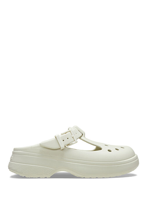 【CROCS】 Classic Mary Jane Clog Cream Women Cream Crocs™ Classic Mary Jane Cream Clogs in White | Lyst