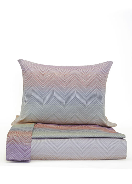 Missoni Home - Çok Renkli Zikzak Desenli Nevresim Takımı - Çok