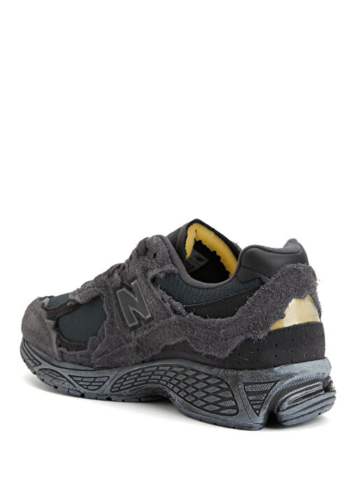 2002R Gri Erkek Deri Sneaker - Görsel 4