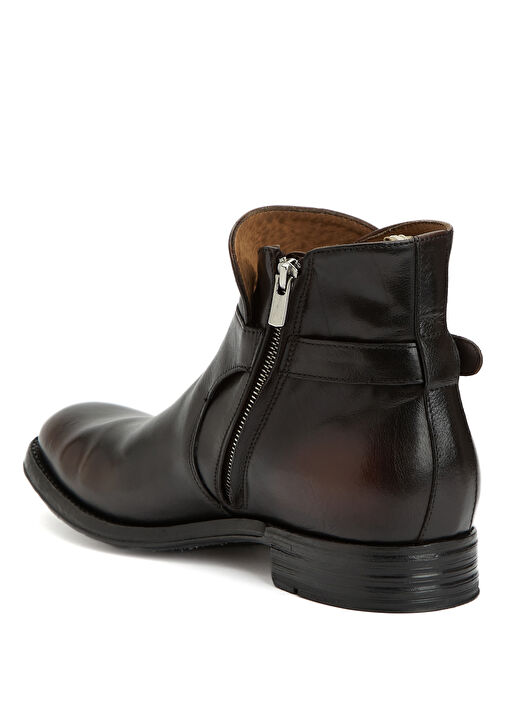 Balance Koyu Kahverengi Erkek Deri Bot - Görsel 4