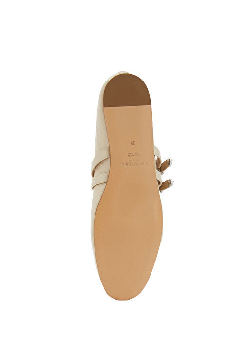 Claudia Ekru Deri Babet - Görsel 6