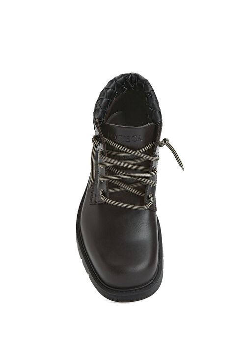 Haddock Cropped Siyah Erkek Deri Bot - Görsel 5