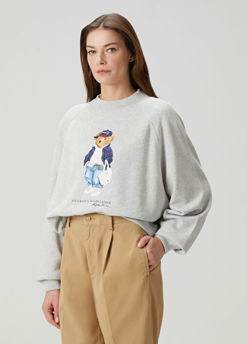 Polo Bear Gri Sweatshirt