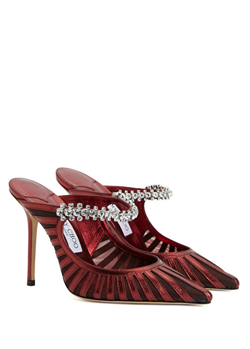 Bing Bordo Kadın Deri Terlik - Görsel 3