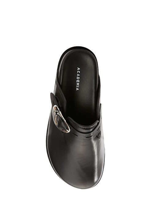 Siyah Logo Tokalı Deri Sabo - Görsel 5