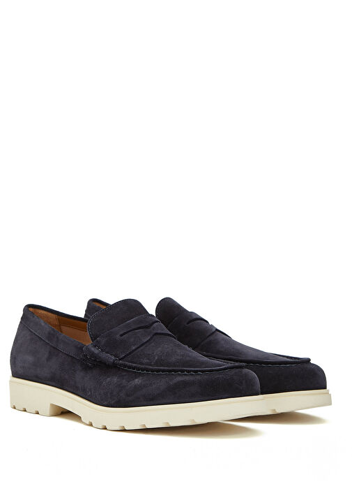 Kiton Mavi Kiton Süet Erkek Loafer