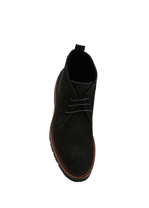 Siyah Kadın Deri Bot - Görsel 5