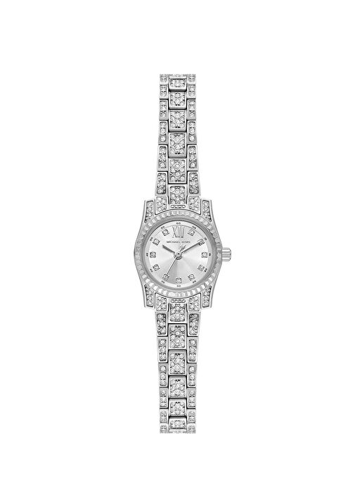 MK4864 Metalik Gri Çelik Kadın Kol Saati